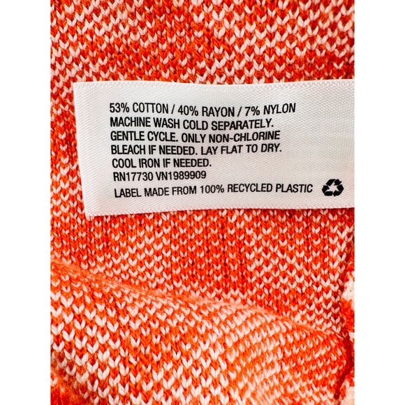 NWT Future Collection Kahlana Barfield Brown For Target Orange/ Cream Crop Top - Picture 8 of 12